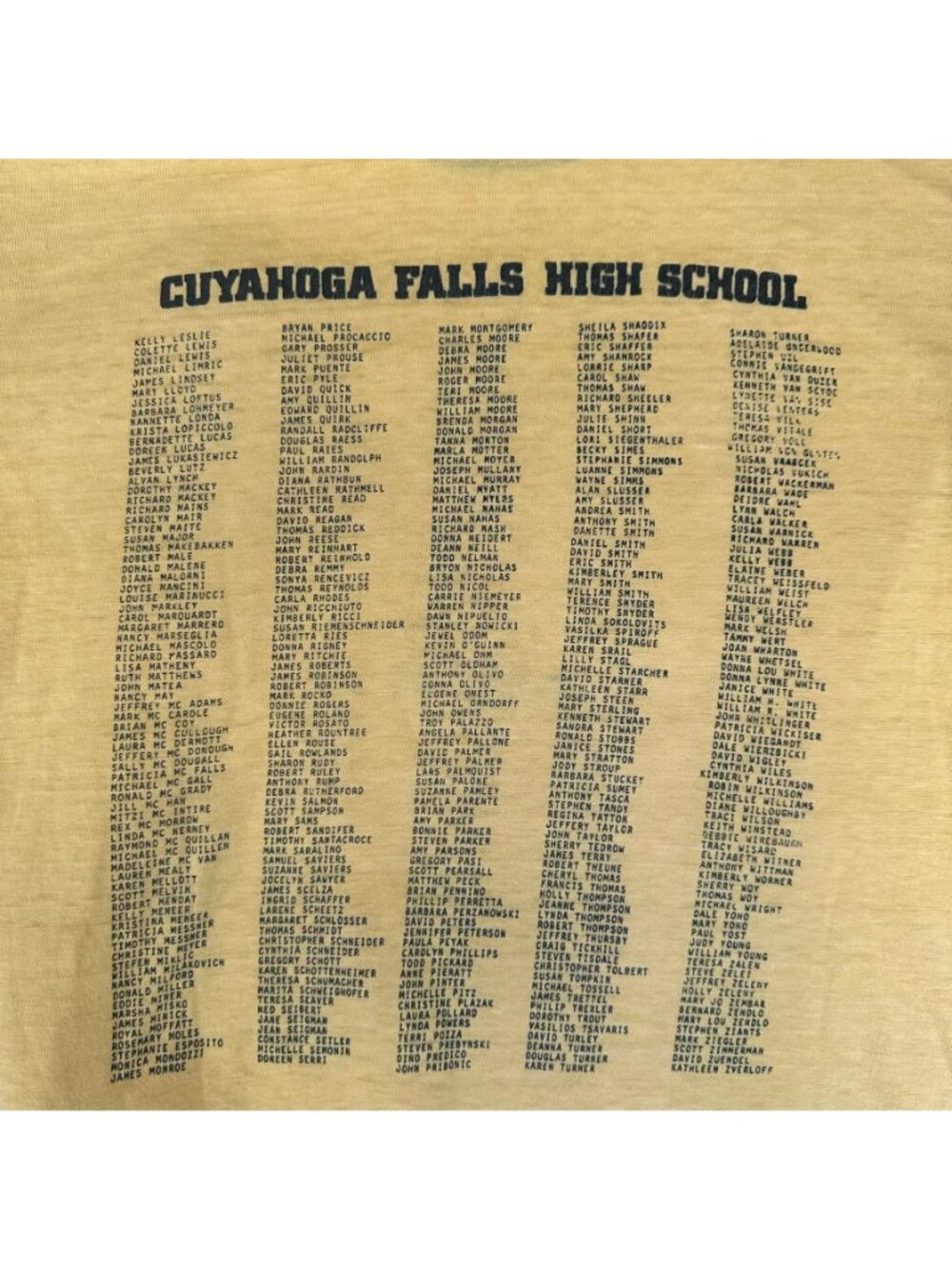 Vintage 70s Cuyahoga Falls HS Class of 1979 T-Shirt S/M Single Stitch Thin 50/50 - Picture 7 of 7